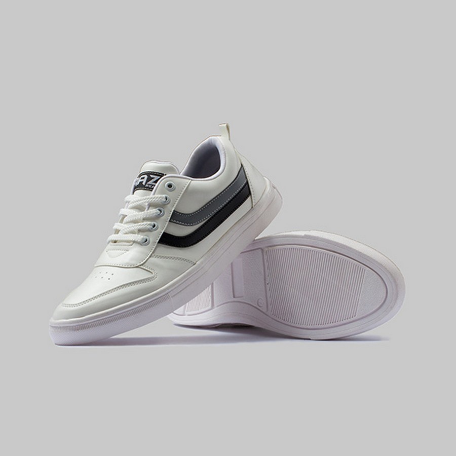 Sepatu Sneakers Putih Kombinasi Pria Cowok Casual DEDRICK NAZ Amron Store