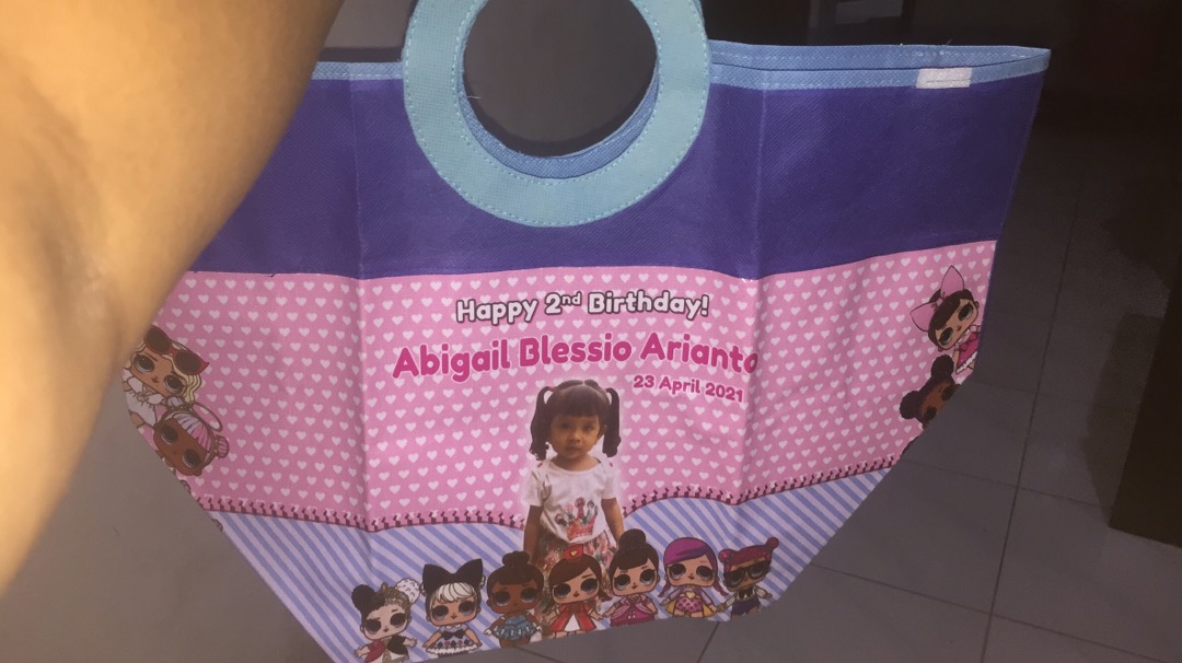 Tas Khajatan Mengenang Kematian - Pegangan Bulat Custom Ukuran