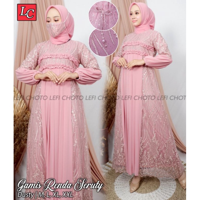 GAMIS TILE RENDA SERUTY BALON| GAMIS| GAMIS PETA KONDANGAN| GAMIS TILE| GAMIS PESTA MODERN| GAMIS RENDA SERUTY| GAMIS PESTA MEWAH| GAMIS BRUKAT| KEBAYA BRUKAT| KEBAYA