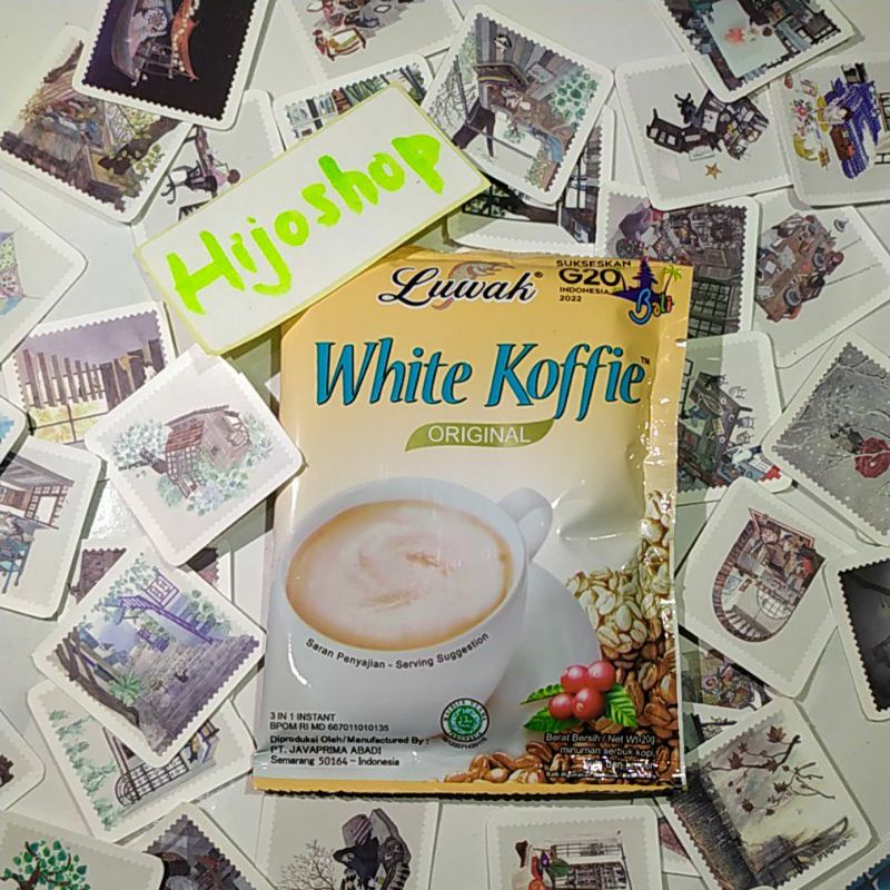 

Luwak White Koffie Original 20g Kopi Putih