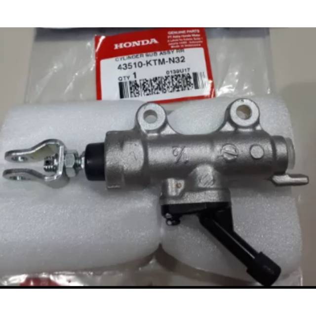 pompa master rem belakang supra x 125 lama 2005 - 2013 43510-KTM-N32 Ori Ahm GRACIAZ