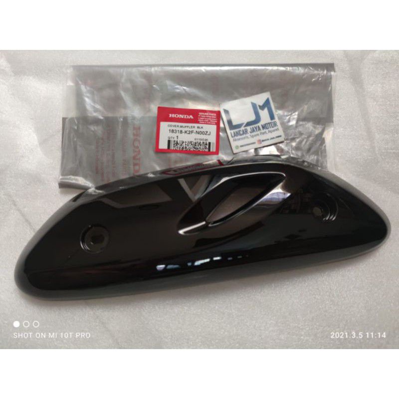 Protector Muffler Cover Knalpot SCOOPY 2021 K2F ORI AHM CARBON KEVLAR