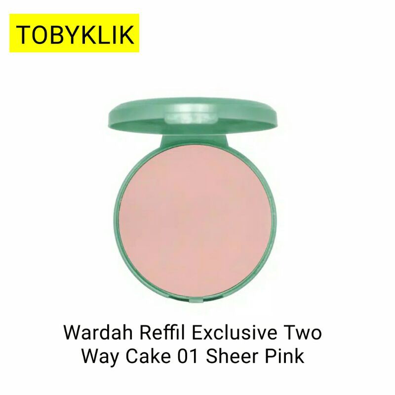 Wardah isi ulang bedak / Wardah refill Exclusive Two Way Cake 12 g di