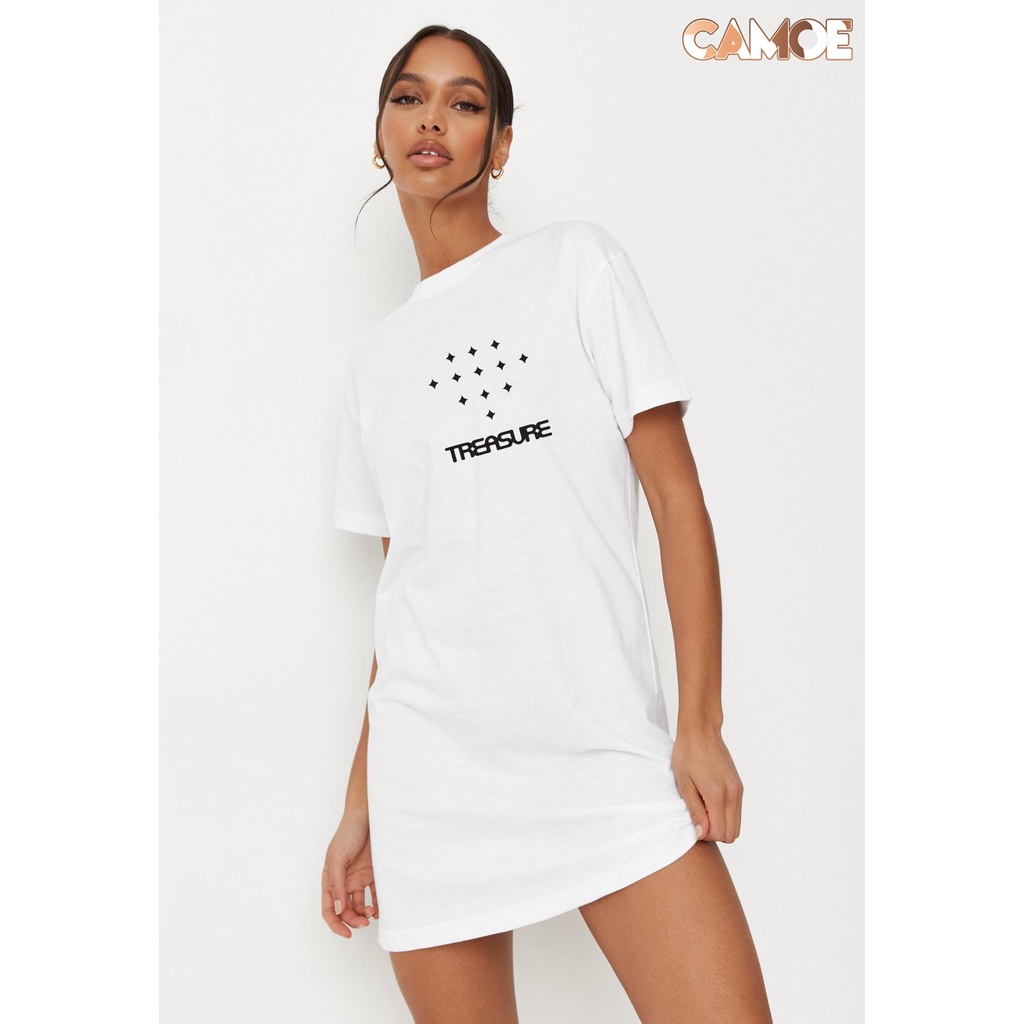 baju dress wanita Treasure Kpop korean