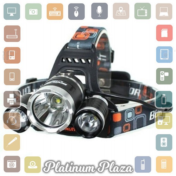 T6 High Power Headlamp Cree XM-L T6 5000 Lumens - Black`6AKIXQ-