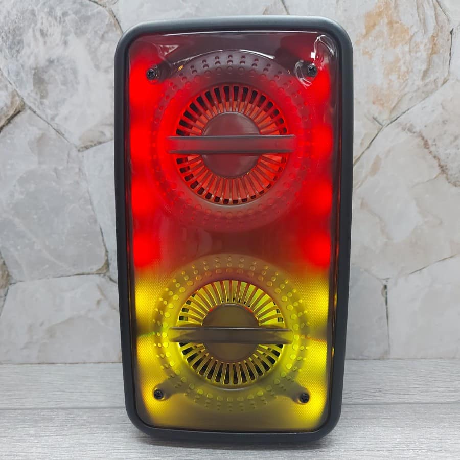 Speaker Bluetooth Portable Fleco F-3299 Lampu Disko Led Free Mic
