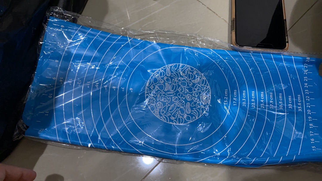 Paket Silicone Mat + Rolling Pin Resin Rubber