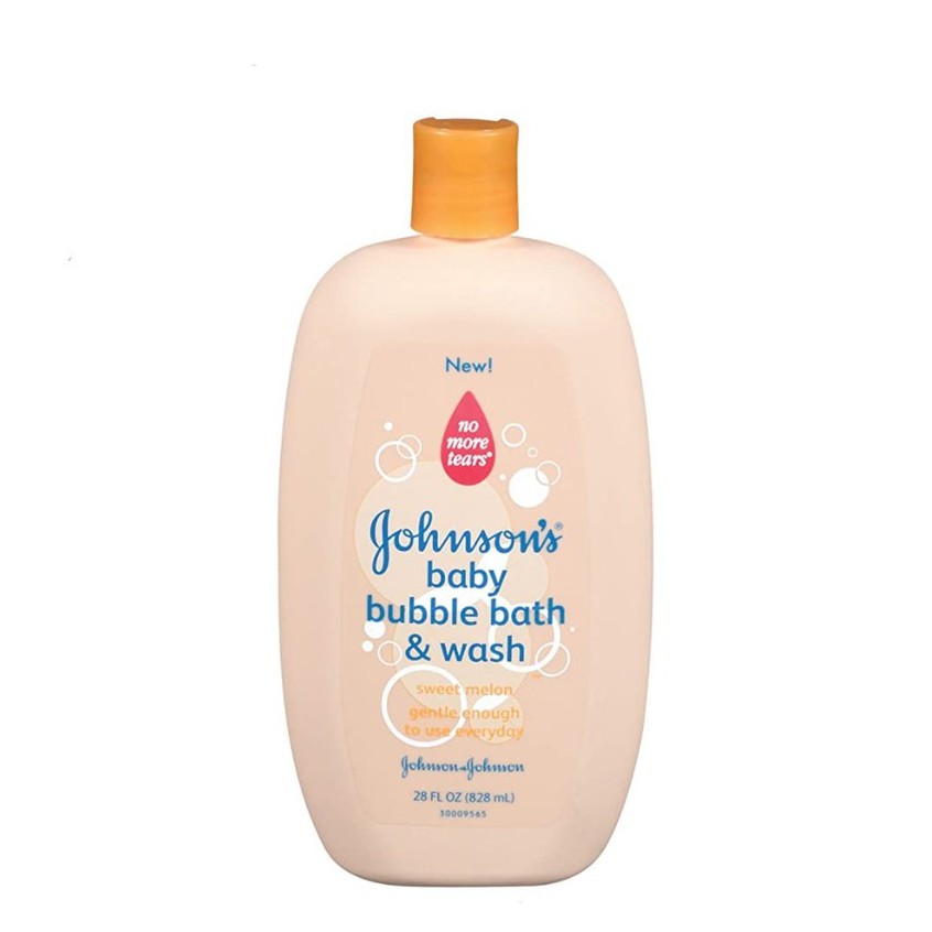 Johnson's Baby Bubble Bath & Wash - SWEET MELON (828ml)