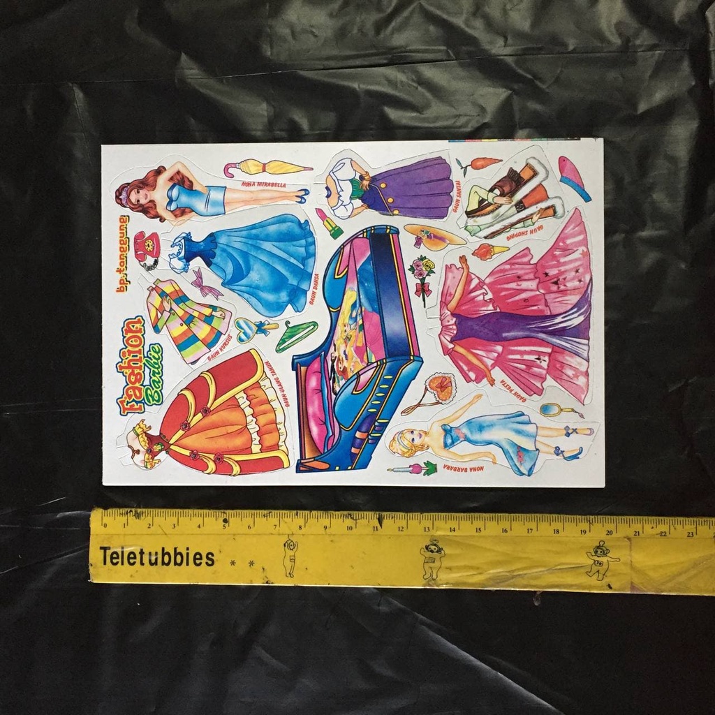 Mainan Anak Paperdoll BP Bongkar Pasang Boneka Kertas Jadul Jaman Dulu 90an-4