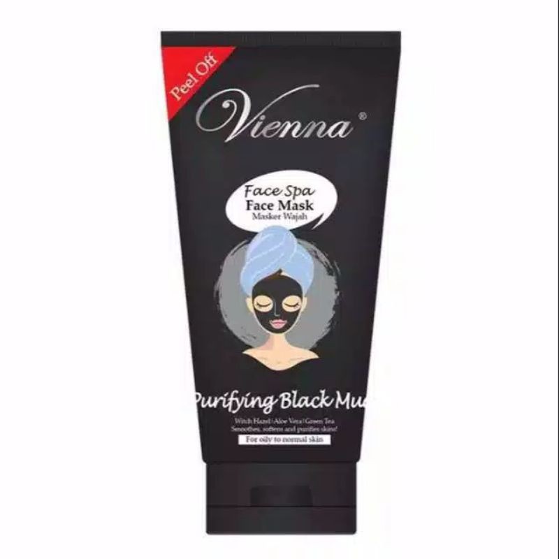 PEEL OFF VIENNA FACE BLACK MASK PEEL OFF PURIFYING MUD 50ML- BLACK MASK VIENNA