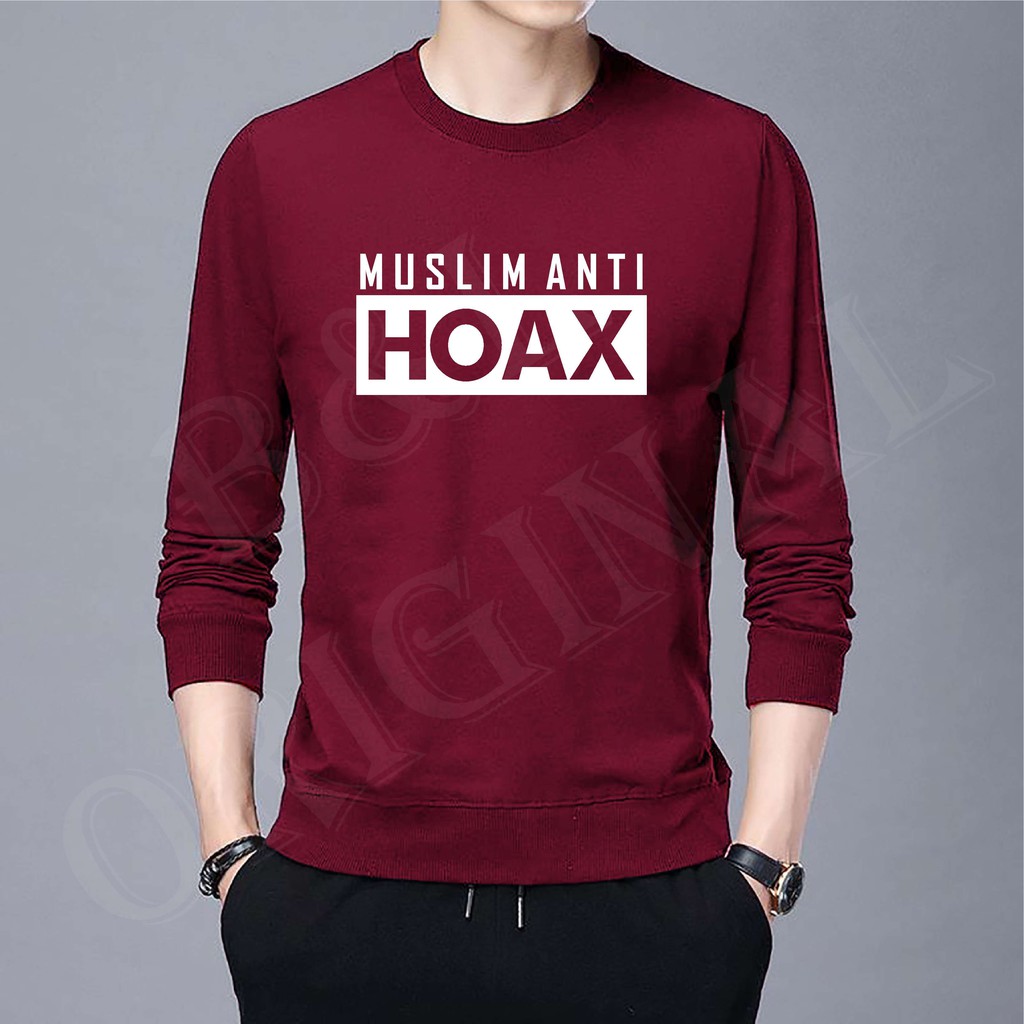 BS/COD/BAJU KAOS PRIA ANTI HOAX M-L-XL DISTRO//GOOD QUALITY