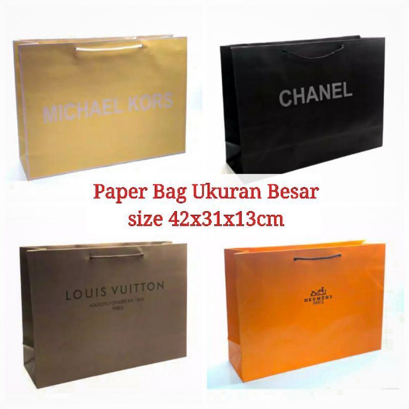 

PAPERBAG UK 42 x 31 LV CHANEL MK PAPER BAG JUMBO/ BESAR MURAH