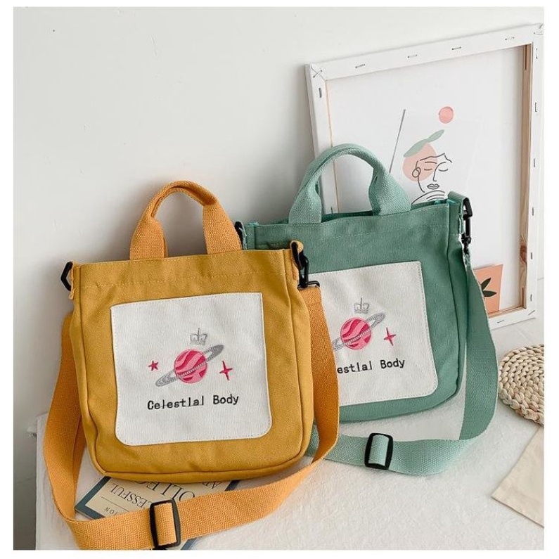 Totebag Wanita Bisa Selempang Planet