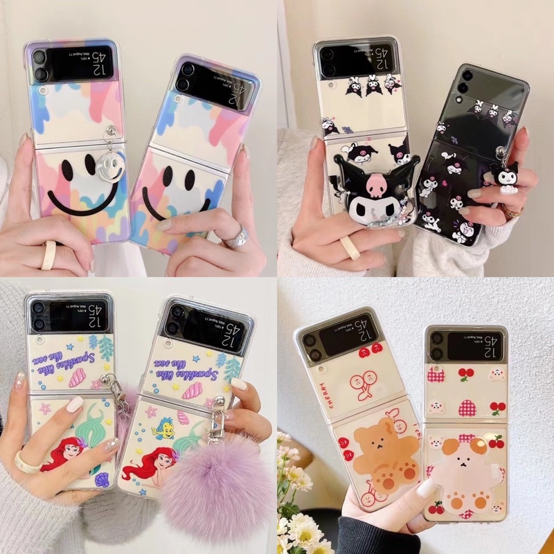 Korean Case Samsung Z Flip 3 Zflip3 Zflip2 Zflip 2 [SUPER CUTE]