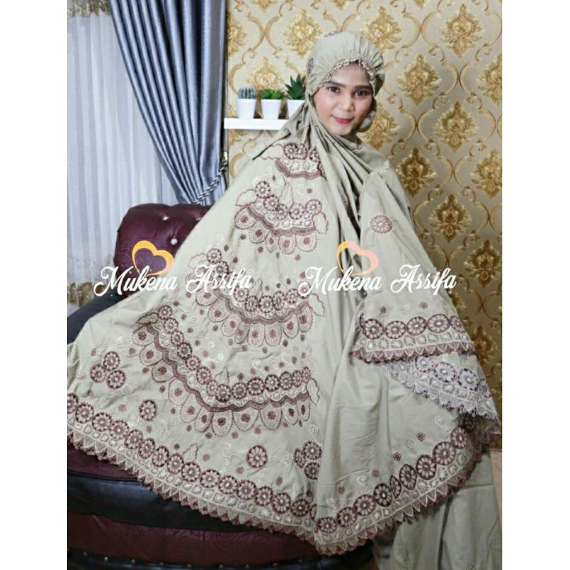 MUKENA BORDIR PADANG MUKENA DEWASA BORDIR PUNGGUNG