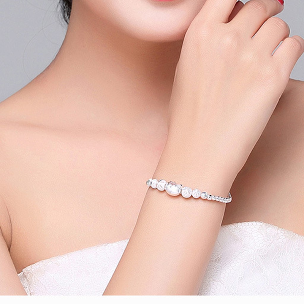 925 gelang perak murni untuk wanita HelloKitty gelang lucu fashion perhiasan