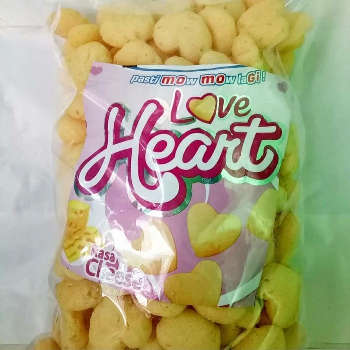 SNACK KILOAN MOMOGI LOVE HEART REPACK ORI MURAH 250GR