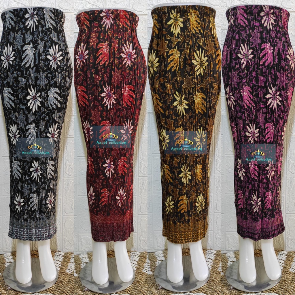 ROK PLISKET JUMBO BATIK / Bawahan kebaya / Rok Batik Jumbo Bahan Sangat tebal