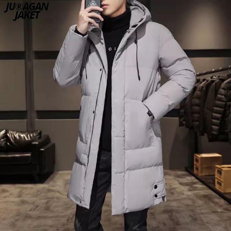 jaket pria winter longcoat tebal hangat