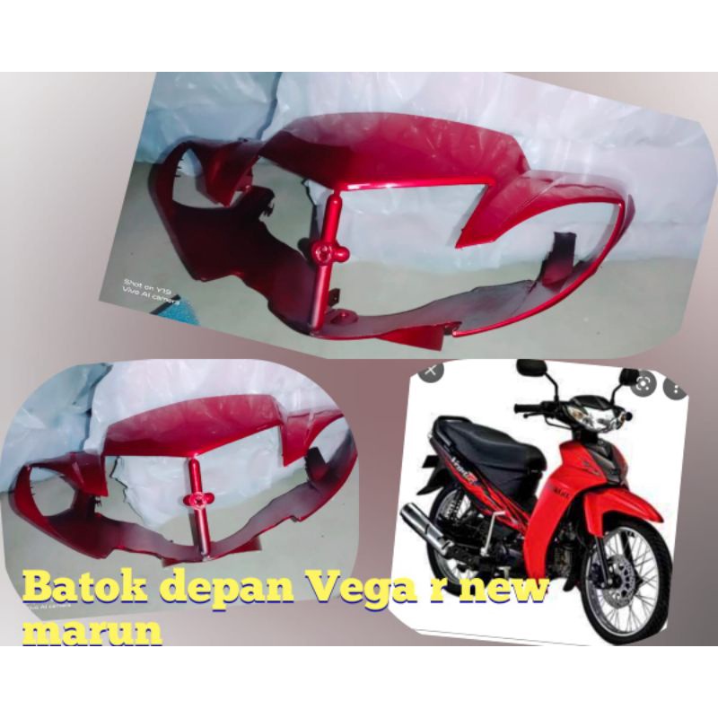 batok depan Vega R new maroon
