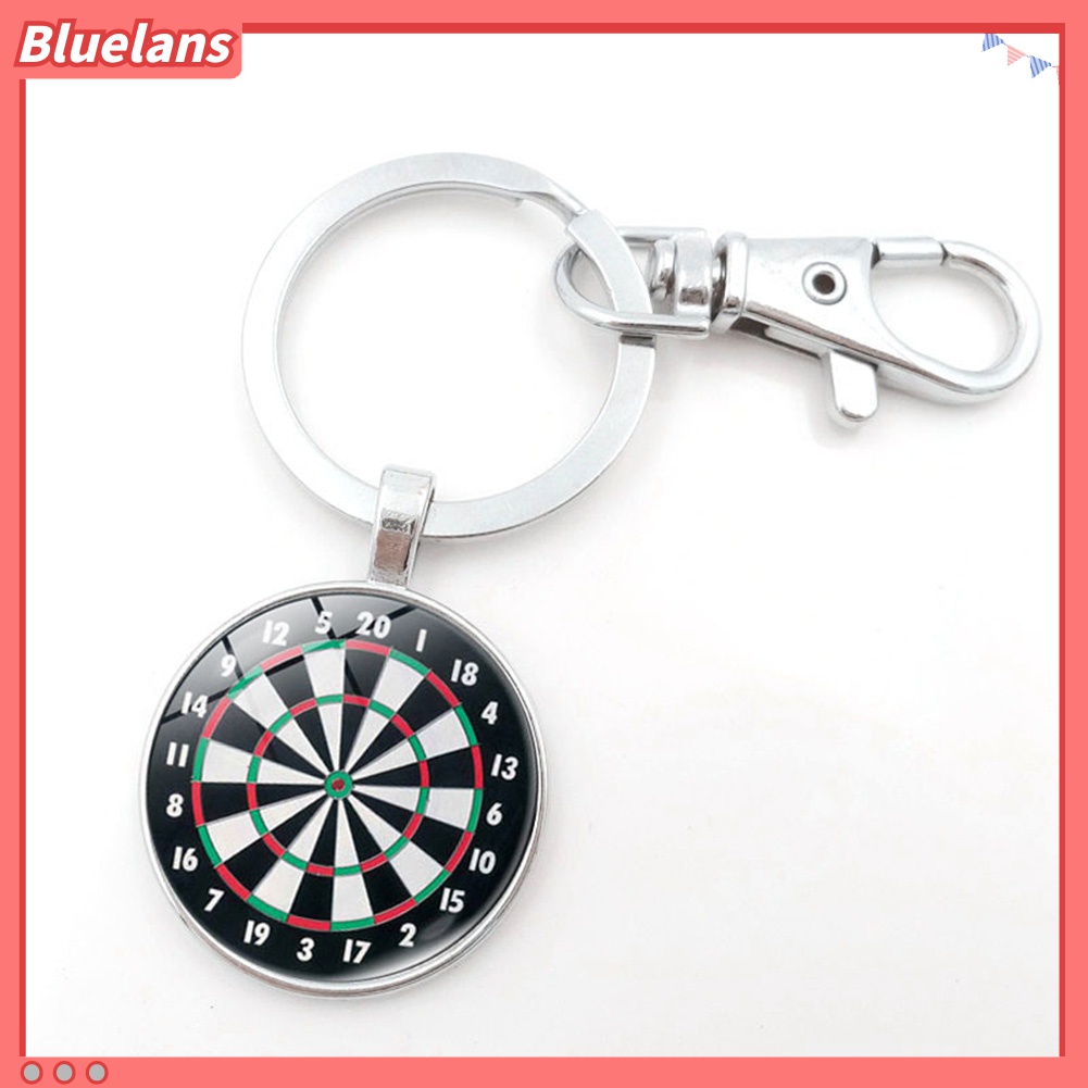Gantungan Kunci Bentuk Dart Board Gaya Vintage Untuk Unisex