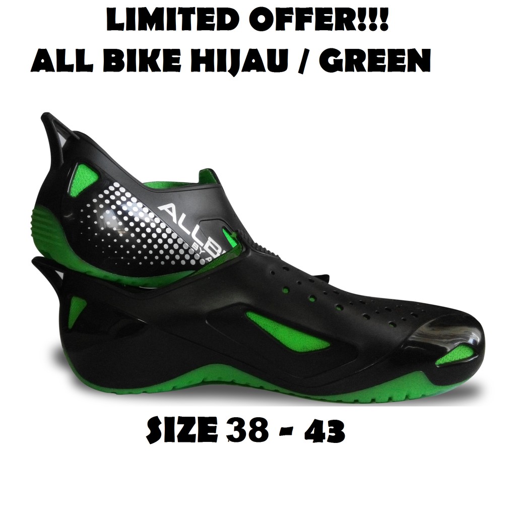 (TURUN HARGA ALL VARIANT) ALL BIKE HIJAU / GREEN ALLBIKE AP BOOTS SPECIAL PRICE