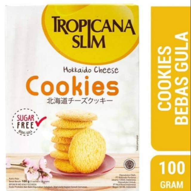

TROPICANA SLIM COOKIES 100 GR (5 SACH × 20 GR) HOKKAIDO CHEESE