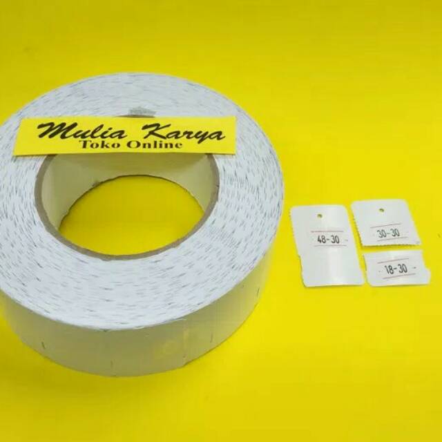 

Karton Price Tag / Kertas Tag Harga
