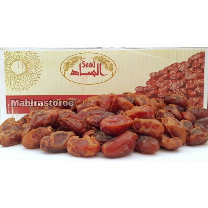 

Kurma saad Khalas Original isi 10 kgtekstur daging lembut Karton