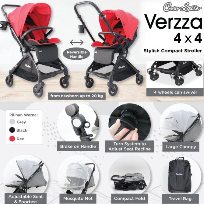 Cocolatte Stroller 21208 Verzza 4x4