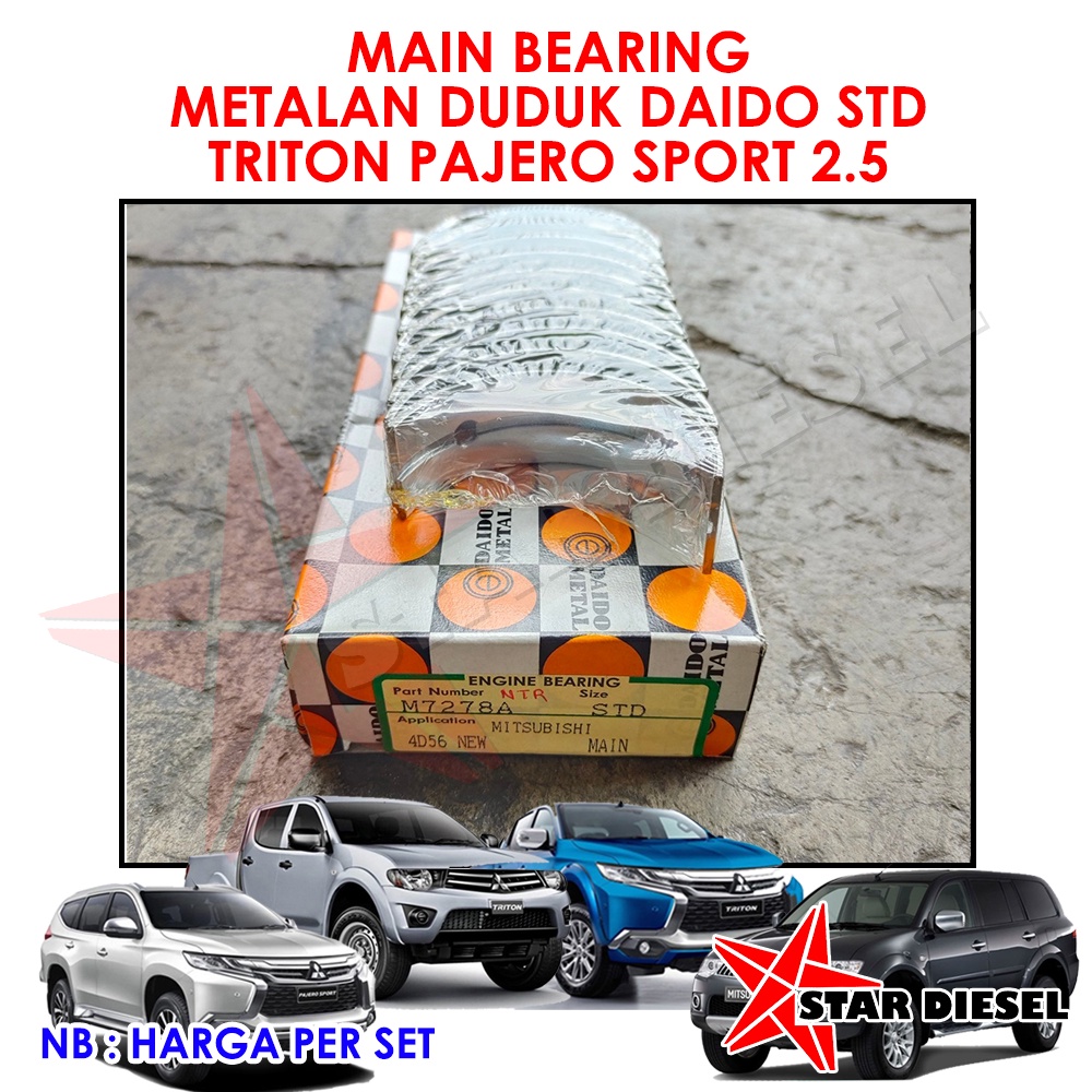 METALAN DUDUK MAIN STD DAIDO L300 DIESEL NEW METAL SET RAUN DUDUK STD