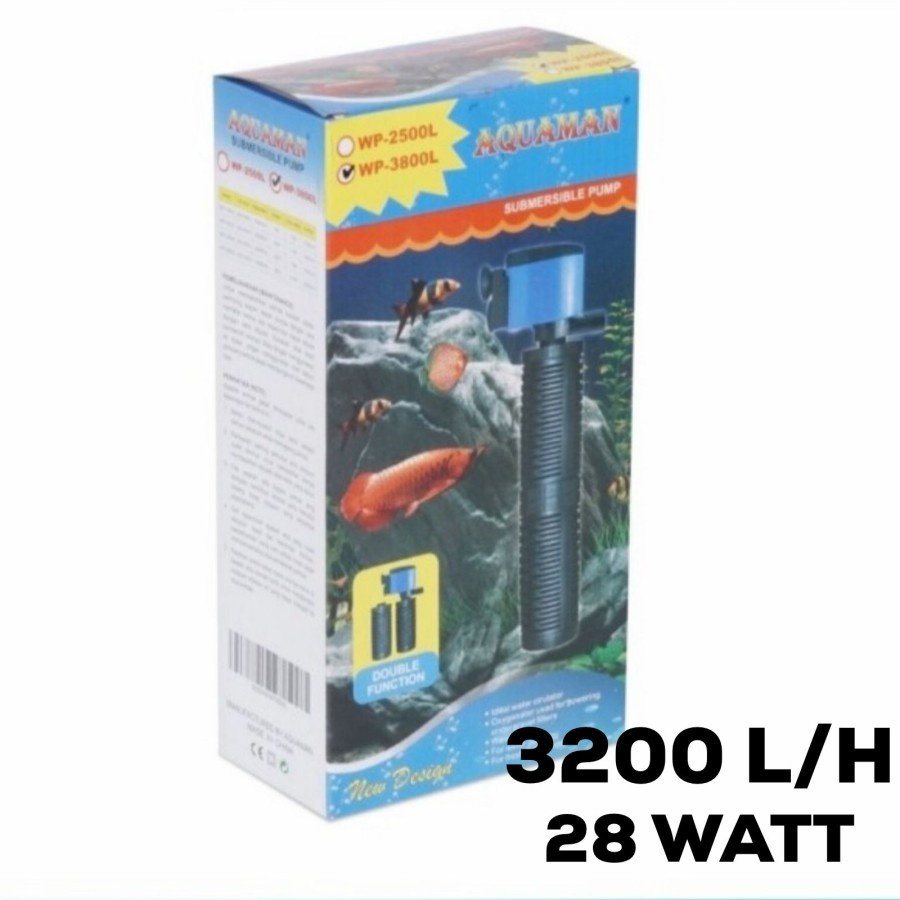 AQUAMAN WP 3800L - Internal Filter Air Aquarium Ikan Aquascape 3800 L