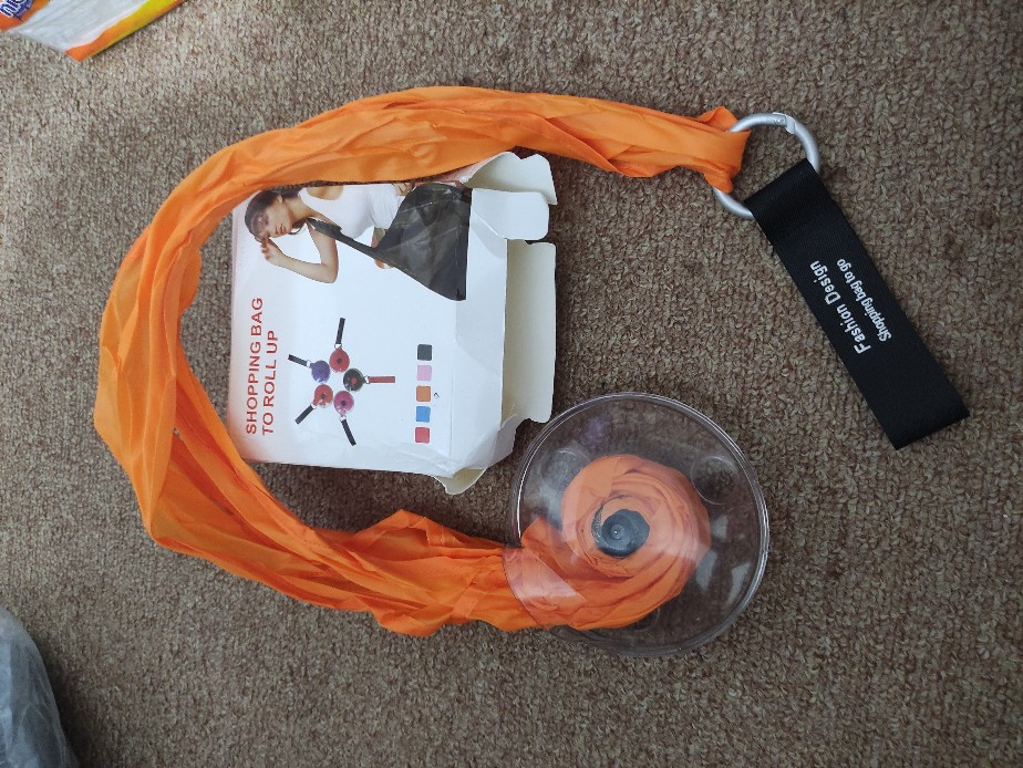 Tas Belanja Lipat Go Green Fashion Roll Up Shopping Bag