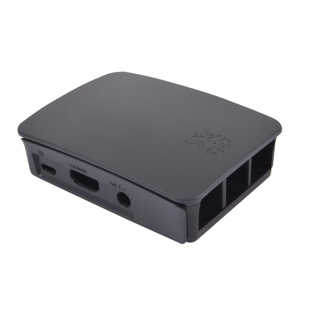 Raspberry Pi Official Case - Model Casing Official Warna Hitam - Black