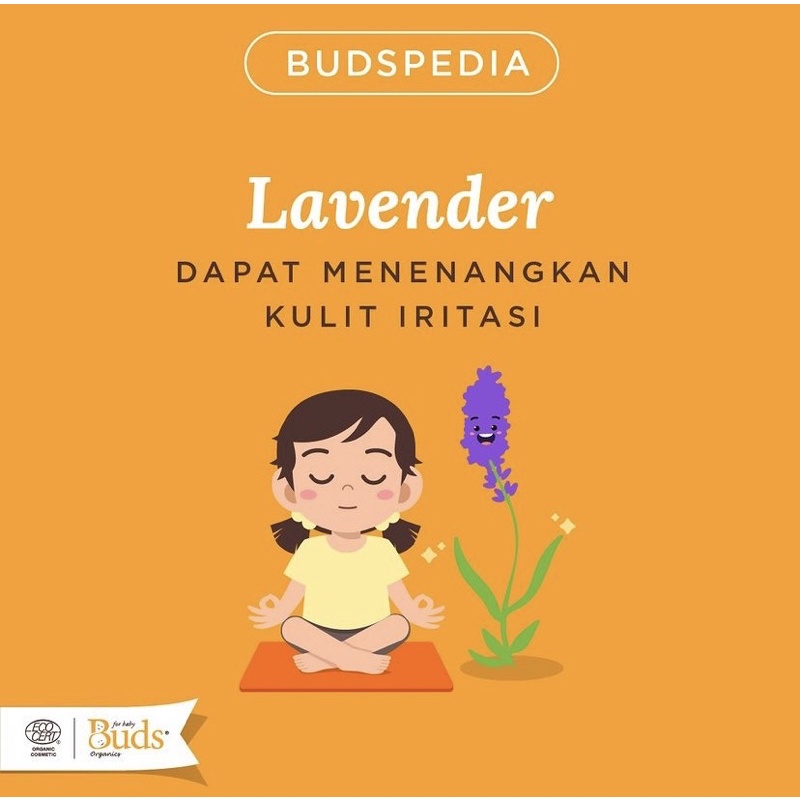 Buds organics lavender set - set sabun shampoo anak ( expired : maret 2025 )