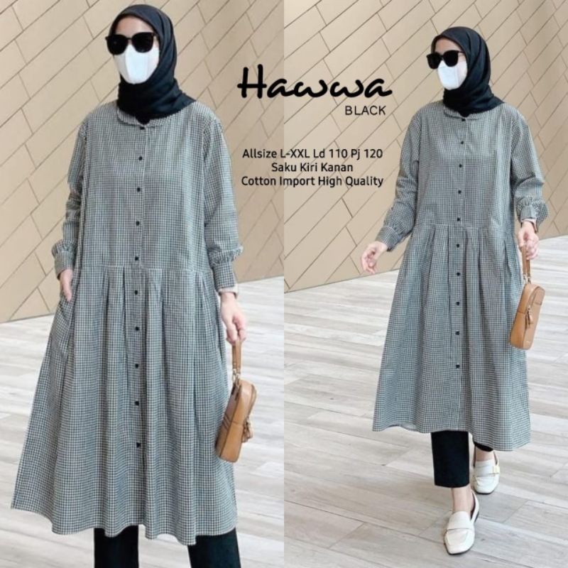 HAWWA TUNIK BAJU ATASAN WANITA BUSUI LD110 PJ120