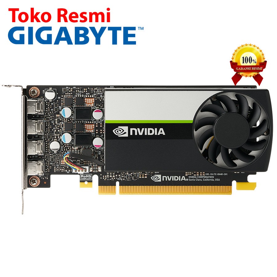 VGA Gigabyte NVIDIA QUADRO T600-NV 1.0 4GB GDDR6