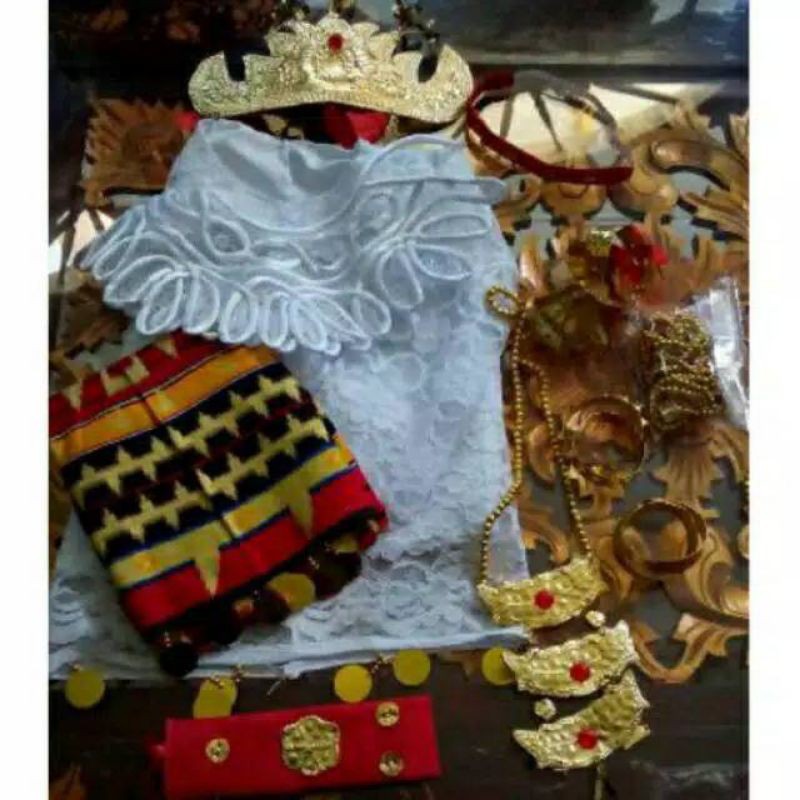 baju adat Lampung 1 set pakaian adat lampung tk