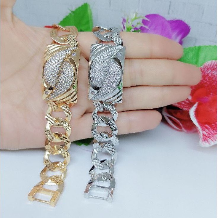 Gelang Xuping Mata Full Lapis Emas Perhiasan Fashion L61