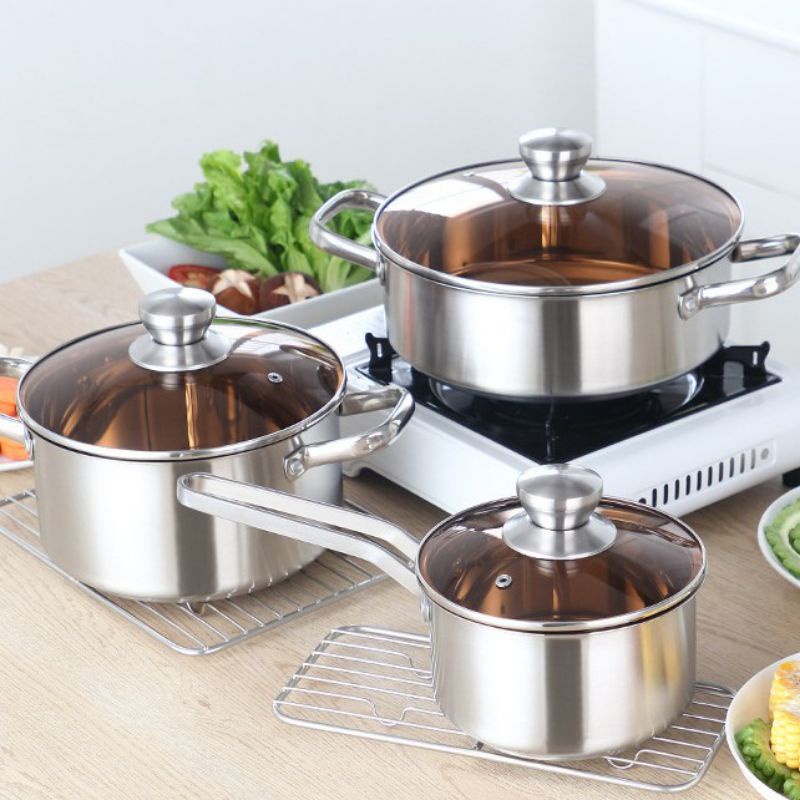 cookware stainless set calypso / panci set