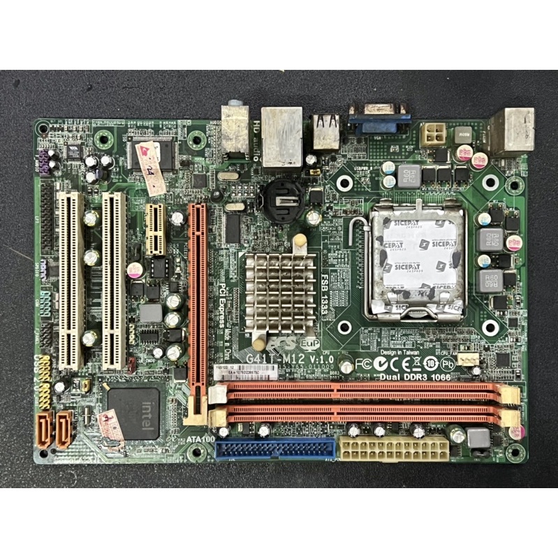Motherboard Intel ECS G41T-M12 LGA775 DDR3 Second