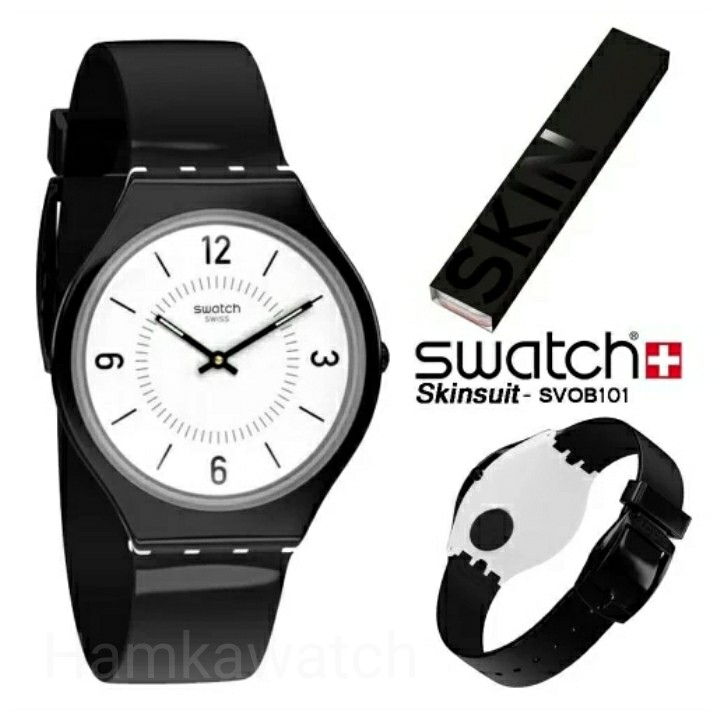 NEW jam tangan / Watch_Id SWATCH SKIN ORIGINAL SVOB101 SKINSUIT