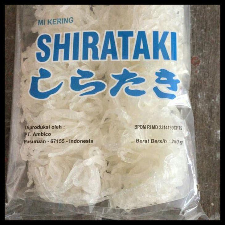 

Dry Shirataki - Mie Kering Shirataki ( Isi 10 Pcs) 250 G Promo