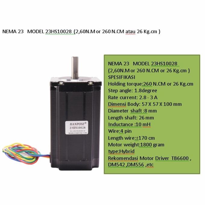 Stepper motor Nema 23 23HS10028S 300NCM stepper motor 23HS10028
