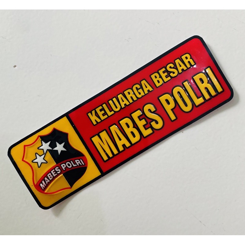 Sticker Mabes Polri - Stiker Mabes Polri
