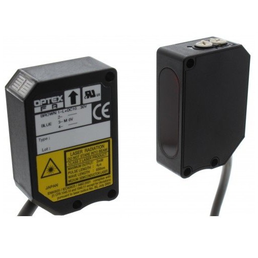 Optex DT-4000N-E 40 meter Thrubeam Laser NPN 2 meter Cable Type Sparepart Mesin Industri