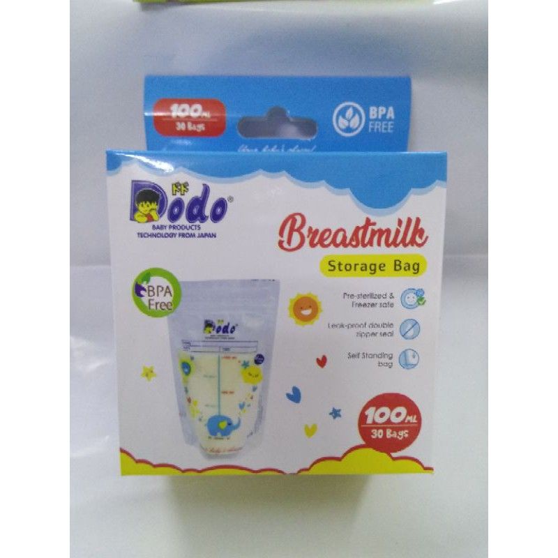 Dodo Breastmilk bags 100ml#Kantong Asi Dodo#Kantong Asi 100ml