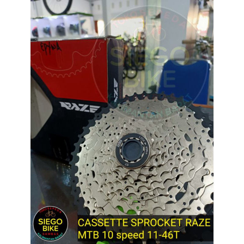 Cassette Sprocket RAZE 10SPEED 11-46T