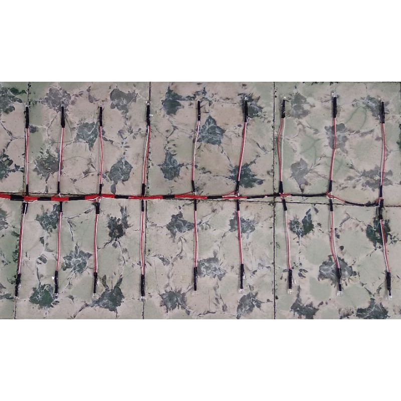 Rangkaian Lampu Kanal Bak Miniatur Truk Tanpa Modul 2×9Channel