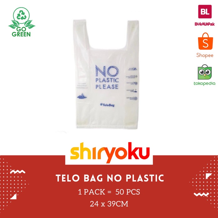 

Ginger- KANTONG TELOBAG 24 X 39CM PLASTIK BIODEGRADABLE ECO FRIENDLY 50 PCS